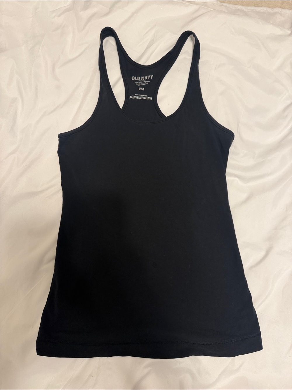 Old Navy Black Racerback Tank Top